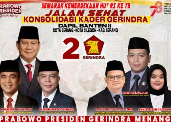 Besok, Ribuan Kader Gerindra di Banten II Lakukan Konsolidasi Akbar, Bahas Ini