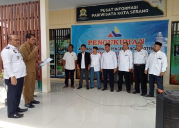 Pengurus Asosiasi Pembina dan Pengembangan Potensi Wisata Kawasan Banten Lama Kota Serang Remsi Dikukuhkan