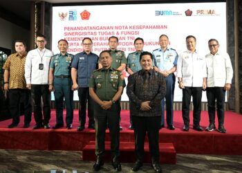 PLN Dukung Penuh Sinergi Kementerian BUMN dan TNI, Maksimalkan Sumber Daya Hingga Pengamanan Aset