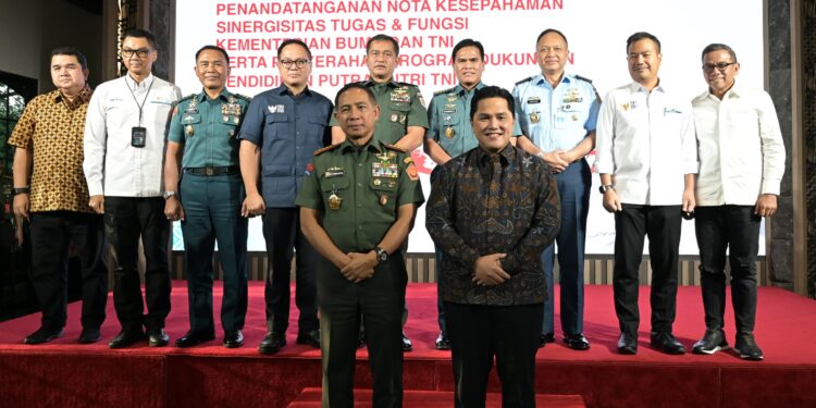 PLN Dukung Penuh Sinergi Kementerian BUMN dan TNI, Maksimalkan Sumber Daya Hingga Pengamanan Aset