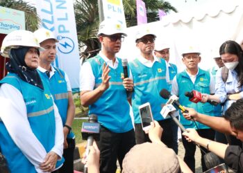 Dukung Pemudik Berkendara Mobil Listrik, PLN Banten Cek Kesiapan SPKLU Rest Area 13,5A Tol Tangerang – Merak