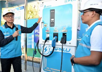 SPKLU PLN Sukses Layani Arus Mudik Lebaran, Penggunaan Naik 5 Kali Lipat!