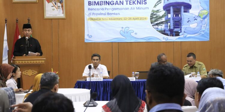 Perumda Tirta Al Bantani Targetkan Pelayanan Air Minum Standar Aman