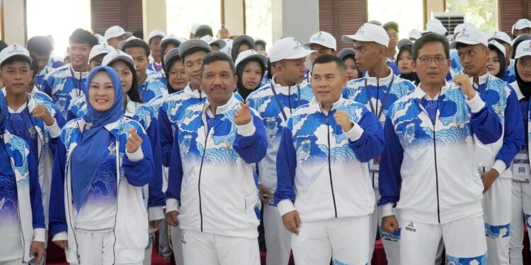 Bupati Irna Lepas Atlet POPDA XI Kabupaten Pandeglang
