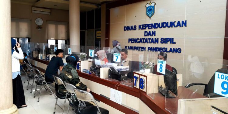 Pasca Libur Lebaran, Jumlah Pemohon Adminduk di Disdukcapil Pandeglang Meningkat