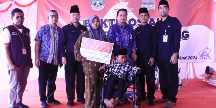 Baksos Kemensos di Kabupaten Serang Kucurkan Bantuan Capai Rp1,3 Miliar