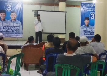 Hadiri Pertemuan Warga di Lebak Indah dan Kilasah Kasemen, Syafrudin Paparkan 8 Program Unggulan