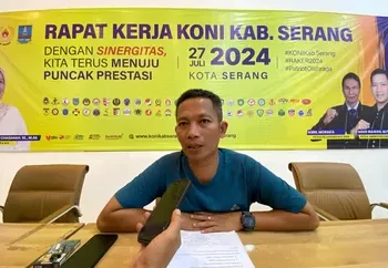 KONI Kabupaten Serang Optimis Bidik Naik Peringkat 3 Besar di Porprov 2026, Agus Irawan: Inshallah Kita Bisa