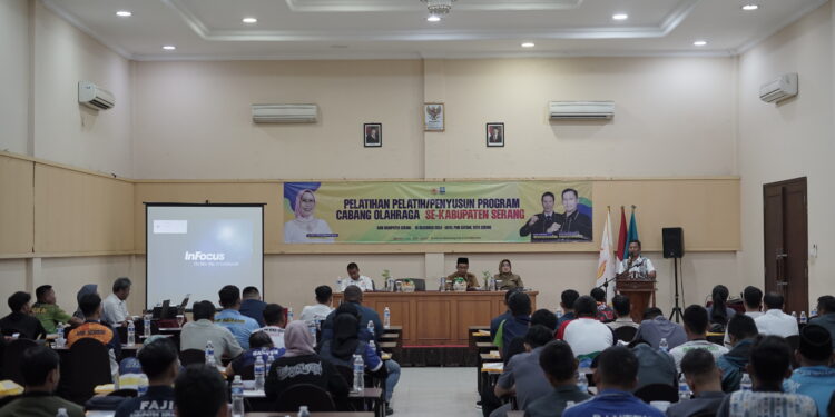 KONI Kabupaten Serang Gelar Pelatihan Pelatih Susun Program Persiapkan Porprov 2026