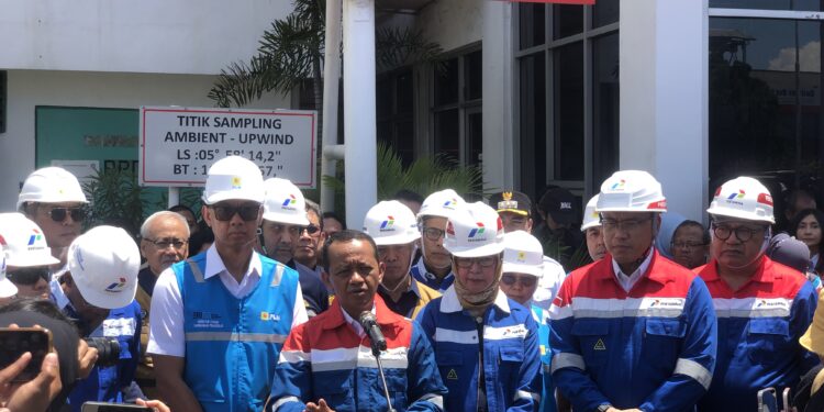 Sambangi Cilegon, Menteri ESDM Bahlil Lahadalia Cek Pasokan Listrik, BBM dan Stok LPG Aman Jelang Mudik Lebaran 2025