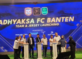 Launching Team dan Jersey, Adhyaksa FC Banten Resmi Bermarkas di Banten Internasional Stadium