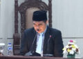 Sardi Bacakan Rancangan Keputusan DPRD Banten Mengenai Perubahan Bamus dan Bapamperda