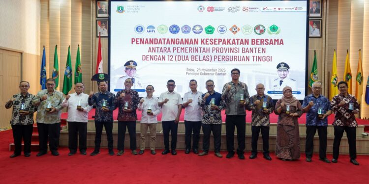 Gubernur Andra Soni Perkuat Kolaborasi dengan 12 Kampus demi Percepatan Pembangunan Banten