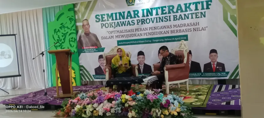 pengawas madrasah, pokjawas banten, kurikulum berbasis cinta, pendidikan berbasis nilai, kemenag banten, seminar pendidikan, madrasah banten, transformasi pendidikan
